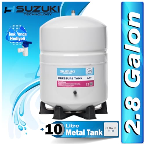 Su Arıtma Deposu, Su Arıtma Tankı(2.8 Galon) 10 L Metal Tank