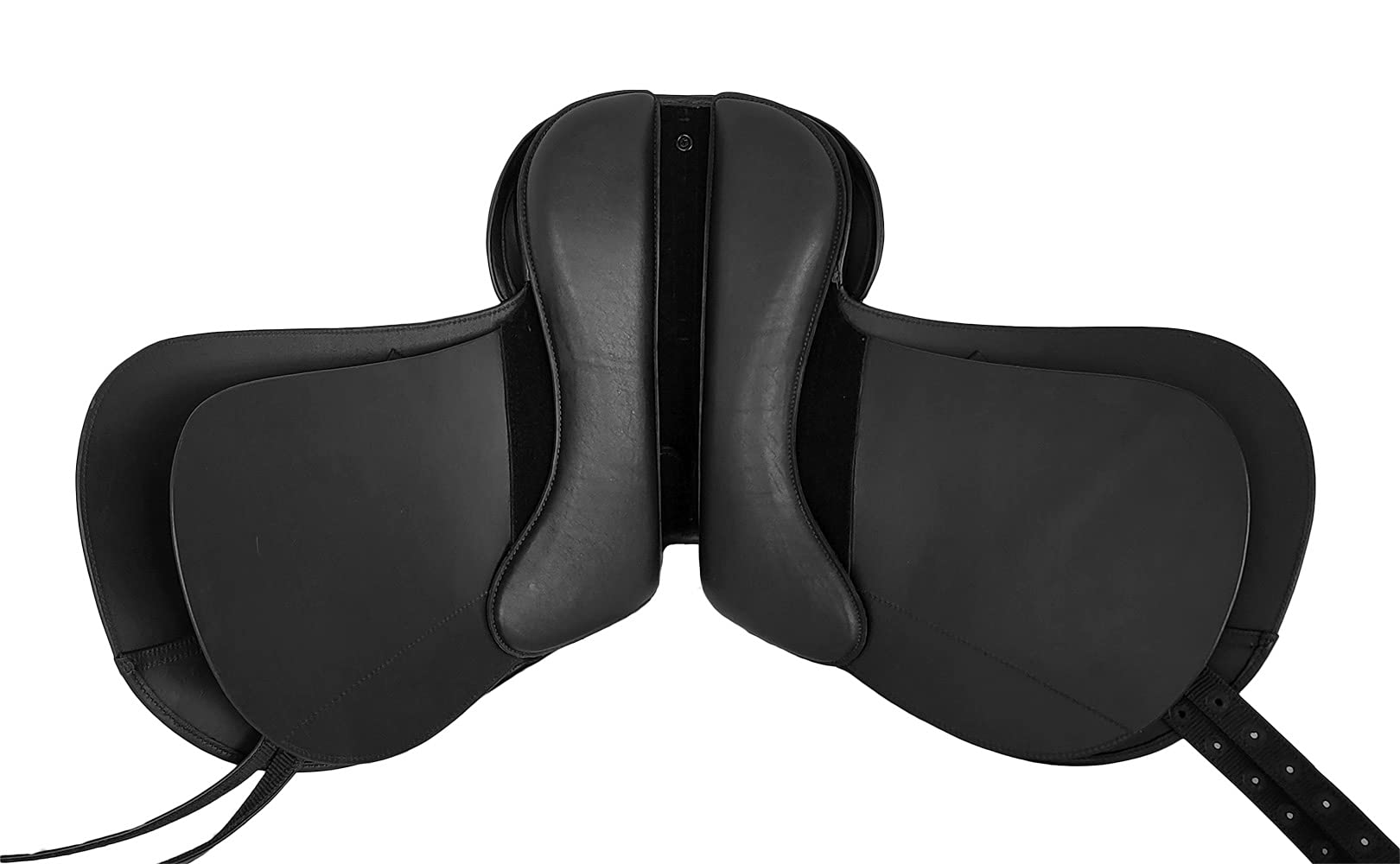 A&M Reitsport Baumloser VSD Sattel Boston aus Büffelleder Schwarz, Größe:16 Zoll