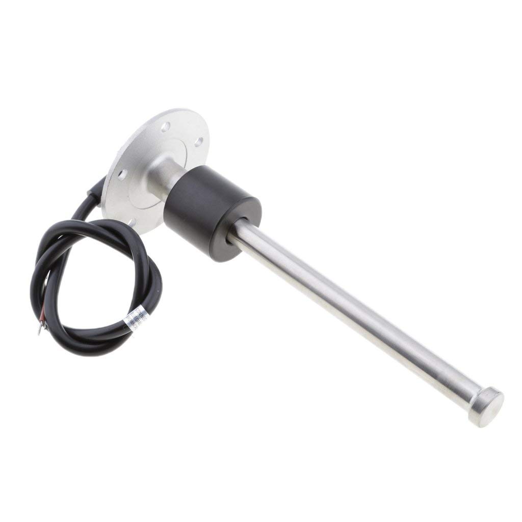 Jauge de niveau de liquide de carburant 200 mm et capteur de niveau d'eau de 52 mm de 2'' pour bateau, yacht, voiture, camion