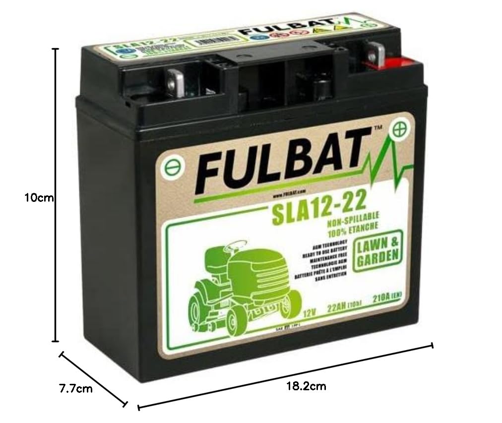 Batterie Fulbat Motoculuture SLA12-22 12 V 23.1 AH