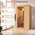 Wood Infrared Home Sauna Room, 1 Person Traditional Indoor Saunas, Canadian Hemlock Dry Sauna Spa for Low EMF with Tempered Glass Door, Bluetooth Speakers and Control Panel, 32.6 x 27.5 x 59.5 Inch