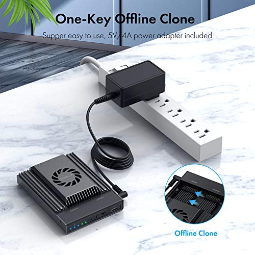 ineo Docking Dual-Bay NVMe con Ventilador Enfriador miniatura 3