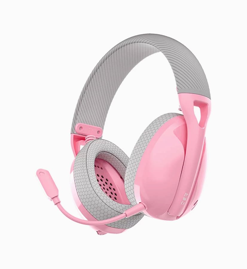 Fantech Tamago WHG01 Wireless Headphones in pink