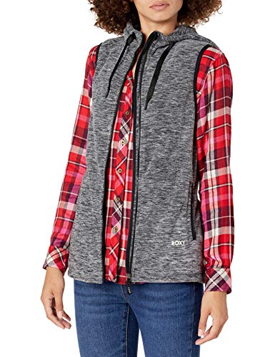 Roxy Junior's Electric Feeling-Fleece Vest, Anthracite, S