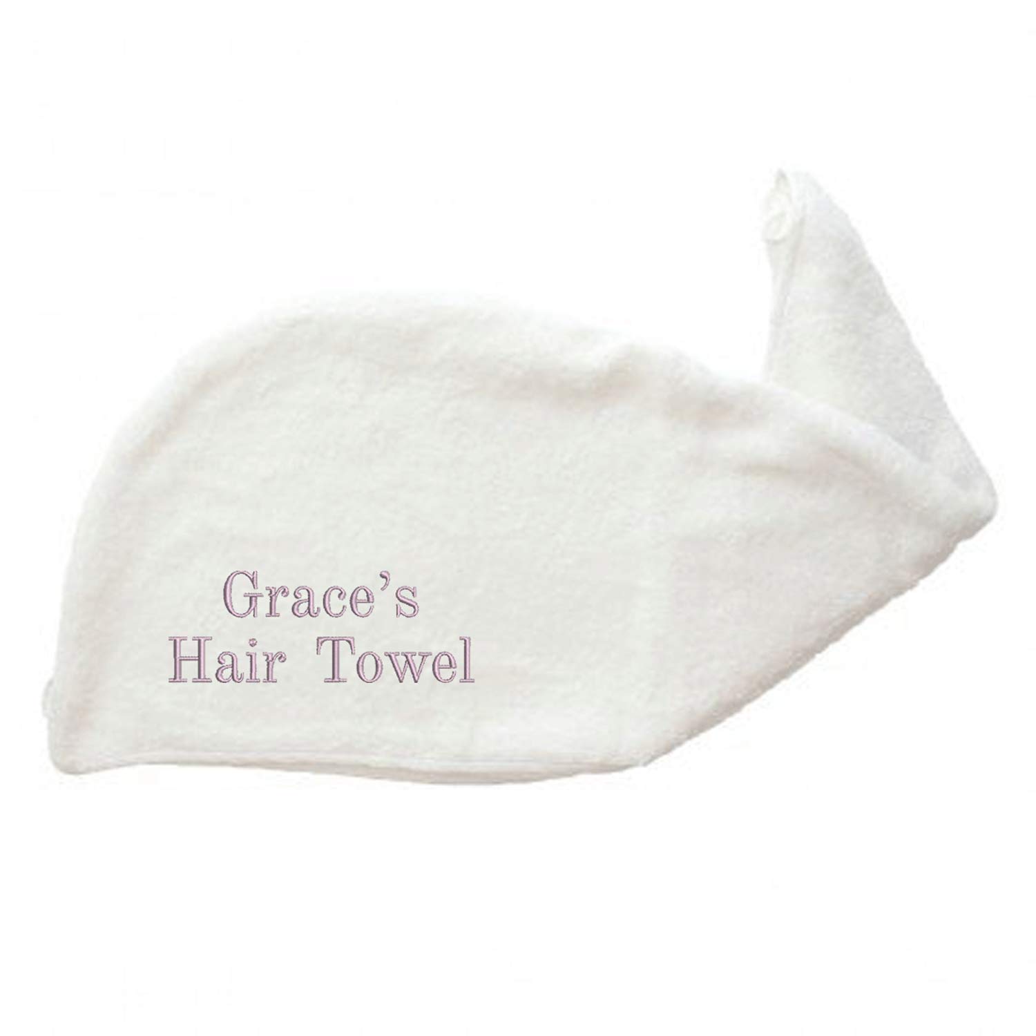 Duncan Stewart Terry Towelling Hair Turban - Small - White