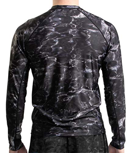 Mens Rash Guard Long Sleeve Water Shirt, Swimming Shirts for Men2