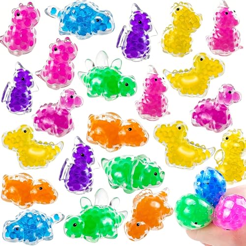 Ainiv 24PCS Mini Mochi Squishy Toys, Dinosaurio Squishies Soft Squeeze Toys, Kawaii...