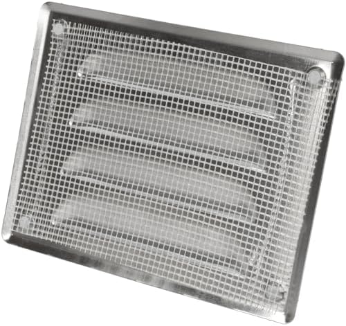 5.5" x 4" Inch Aluminium Air Vent Cover - Quality Steel Return Air Grilles - for Ceiling and Sidewall - HVAC - with Insect Protection Screen (5.51''x4.13'' Inch, Aluminium)