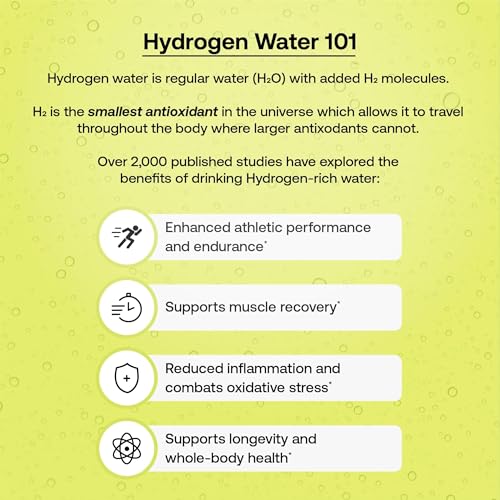 Hydrofy Hydrogen Water + Electrolytes Drink Mix | H2 Hydration Packets with Molecular Hydrogen, Sodium, Potassium, Magnesium, Calcium, and Minerals | No Sugar | - Image 6