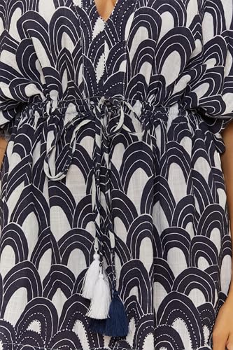 Trina Turk Women's Arches Pocket Tunic Dress, V-Neck, Casual, Beach Cover Ups4