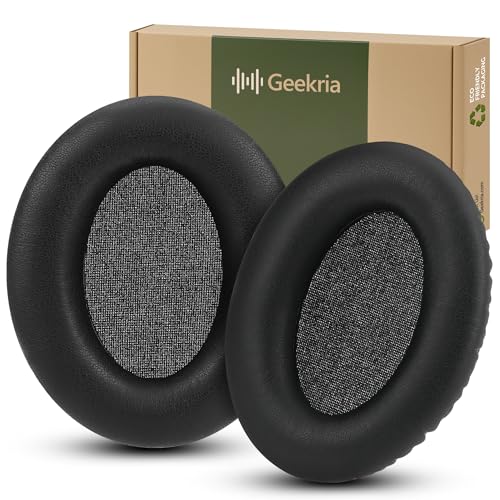 Almohadillas de repuesto para auriculares INFURTURE H1 GEEKRIA, cojines para los oídos, piezas de reparación (Negro) miniatura 1