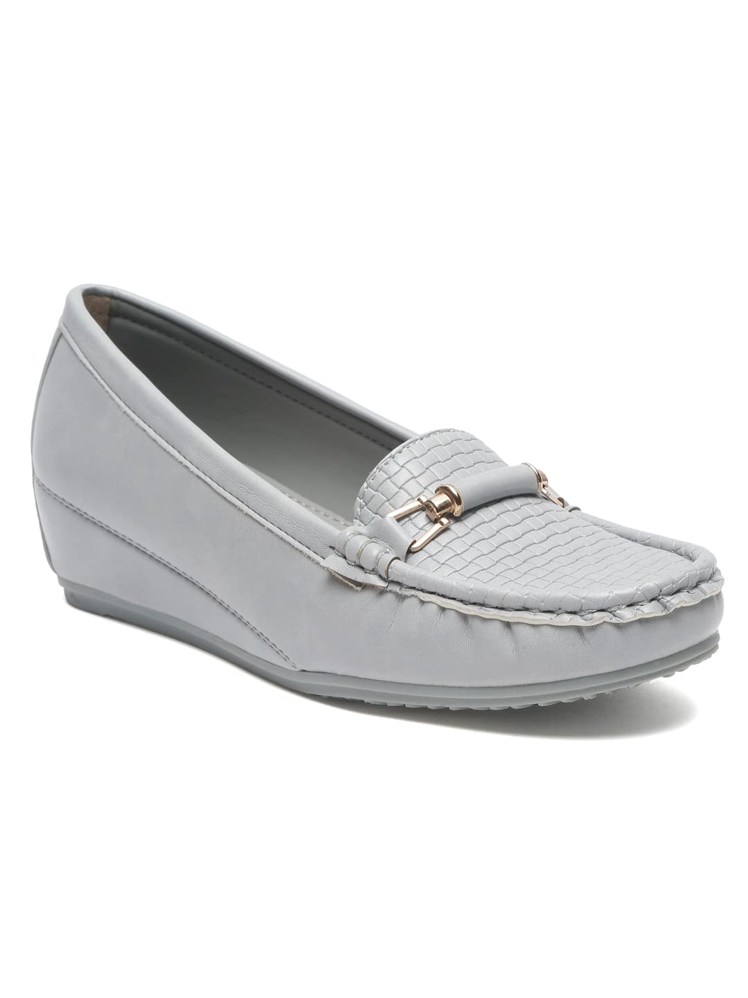 Flat n Heels Womens Grey Loafer FnH GS-59-GRY (B0C6KVB9YK) Amazon Price History, Amazon Price Tracker