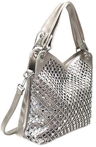 Mirror Rhinestone Bling Purse