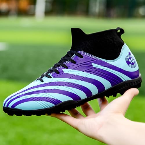 Men’s Durable Outdoor Soccer Cleats - Anti-Slip, Easy Clean, Breathable Football Shoes for Turf, Grass, Training2
