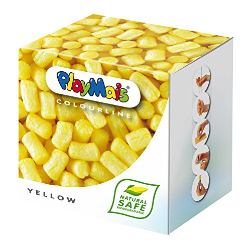 Loick Biowertstoff 160034 PlayMais - Caja de 150 unidades de material para modelear en color amarillo [Importado de Alemania] , color/modelo surtido