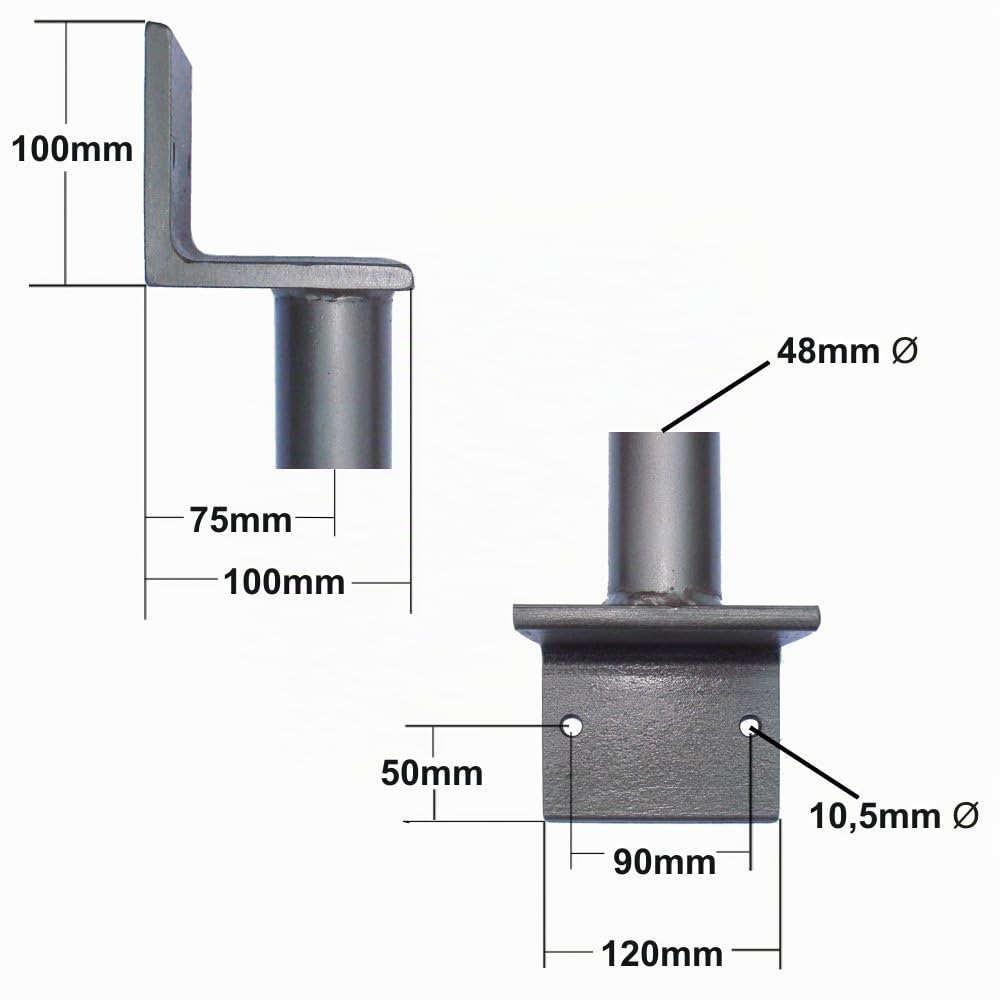 CROSSFER - Soporte de pared con brazo giratorio (1000 kg)