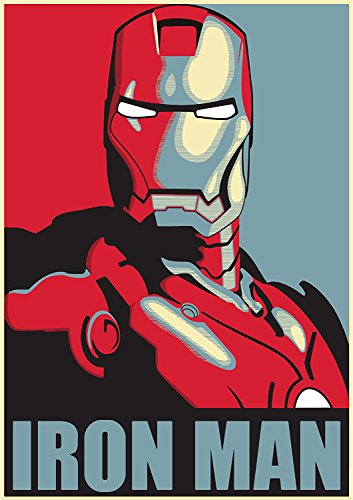 Ottimo sulla parete. Poster di IronMan HOPE Marvel Capitan America Avengers Deadpool Arty Effect Camera da letto Poster