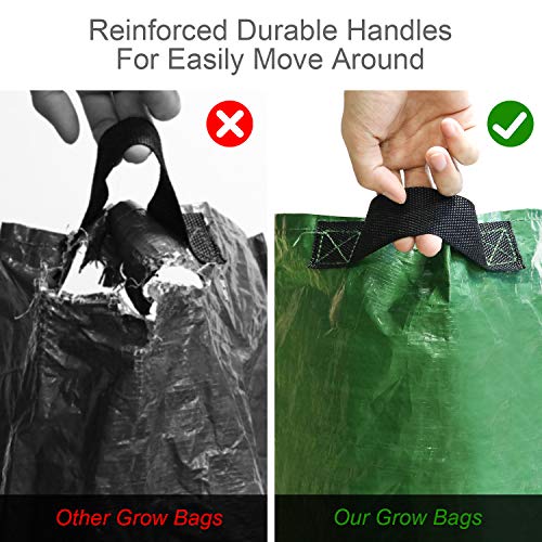 CicoYinG 2Pack 10 Gallon Potato Grow Bags Plant Growing Bags w