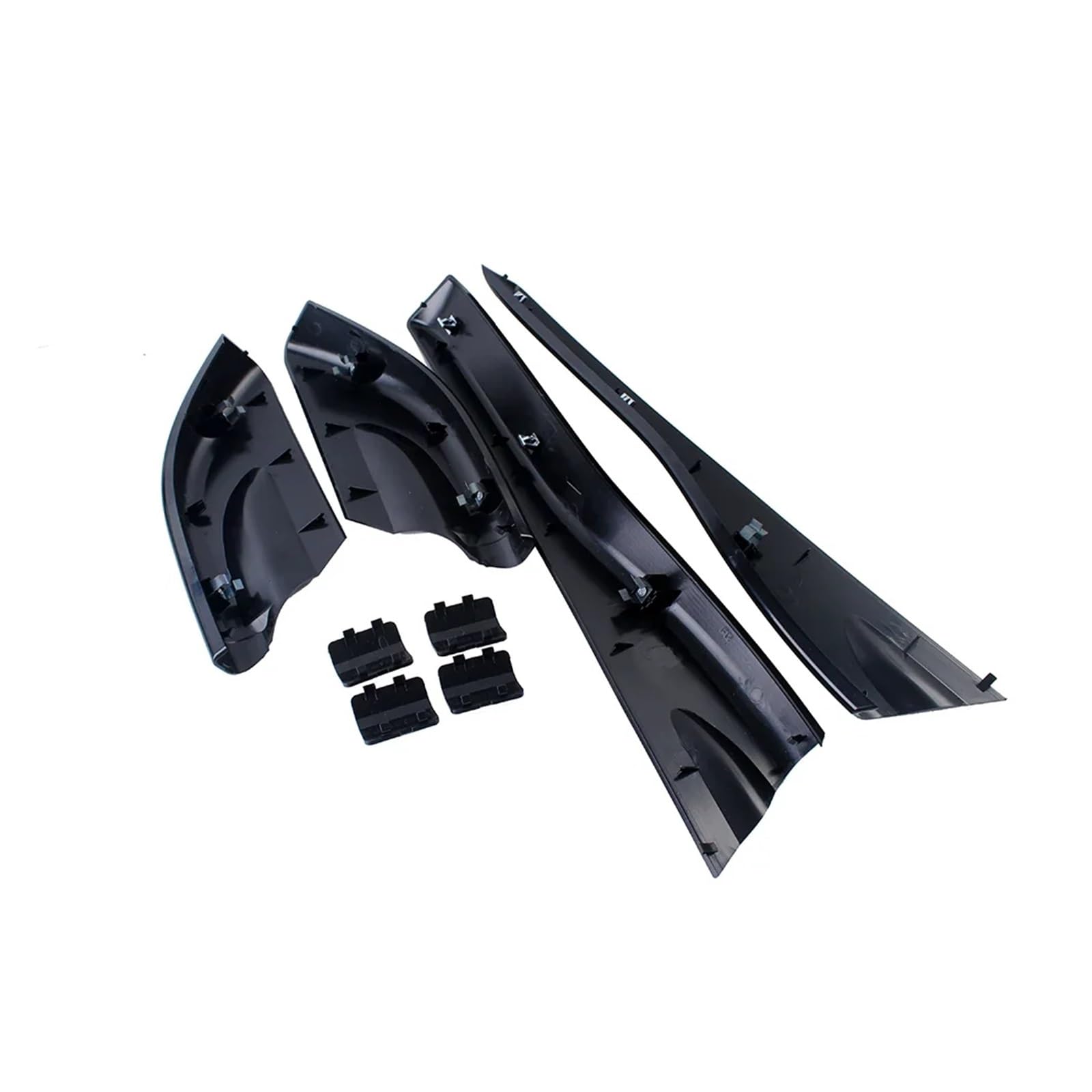 8 szt. pokrowców na bagażnik dachowy, pasuje do Hyundai Tucson 2004-2008, plastikowa osłona koniec belki bagażnika dachowego, czarna Osłona końcowa bagażnika dachowego