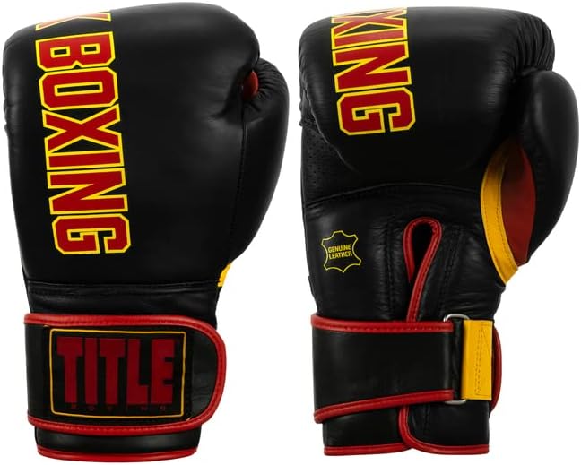 Kronk Boxing Leather Bag Gloves - Boxing Gloves, Punching Bag Gloves, Kickboxing Gloves, Punching Gloves, Heavy Bag Gloves, Boxing Gloves Men, Boxing Gloves Women, Boxing Equipment