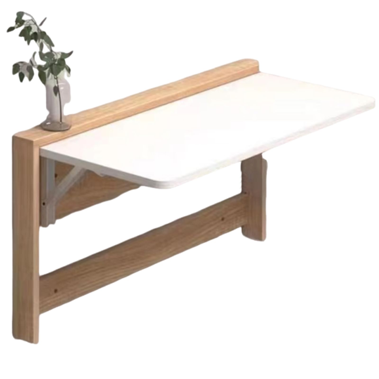 Table pliante murale 80 cm multifonction avec charge max 60 kg