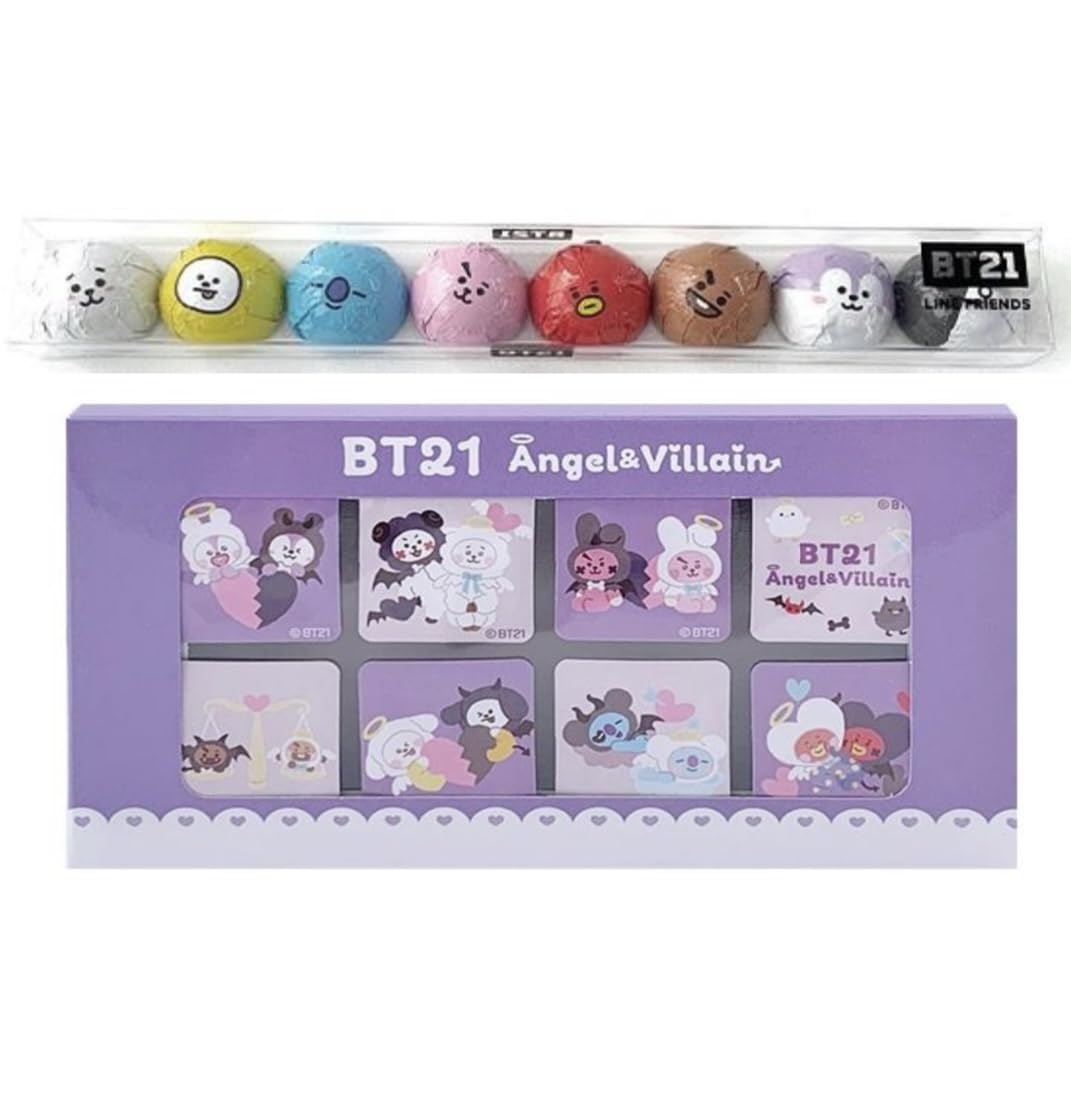 BT21 Angel & Villain　チョコボックス、バッグポー チ BT21 Angel & Villain チョコボックス、バッグポー チ BT21