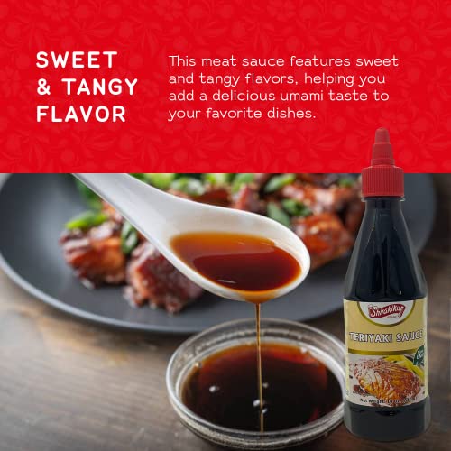Shirakiku Japanese Teriyaki Sauce | 𝐒𝐰𝐞𝐞𝐭 & 𝐓𝐚𝐧𝐠𝐲 Non-Gmo Barbecue Sauce For Stir Fry, Tofu, And Fish | Perfect For Authentic Asian Cuisine, Squeezable Bottle - 18 Oz (Pack Of 1) #TOP4