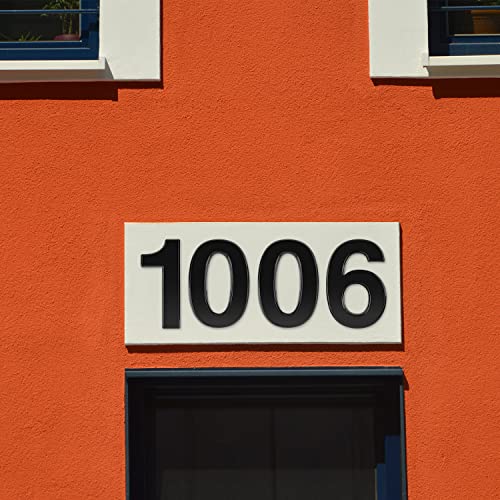 Becizy 4 Inch Modern House Number, Self-Adhesive House Numbers Mailbox Numbers, Street Numbers Home Address Number Door Numbers House Apartments Office, Easy Install Without Tools (Number 7) (Y-2) #TOP5