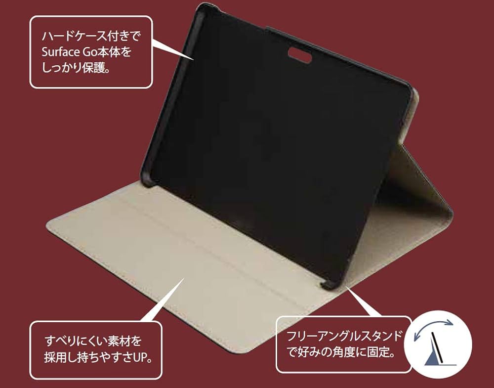 ジャンクsurface go 128 純正カバー、アダプター Amazon.co.jp: Surface Go タイプ カバー ブラック KCM-00019