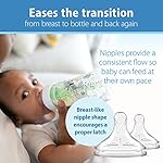 Dr. Brown's Natural Flow® Anti-Colic Options+™ Wide-Neck Baby Bottle Designer Edition Bottles, Dino Decos, 9oz/270mL, Level 1 Nipple, 2-Pack, 0m+ - Image 4