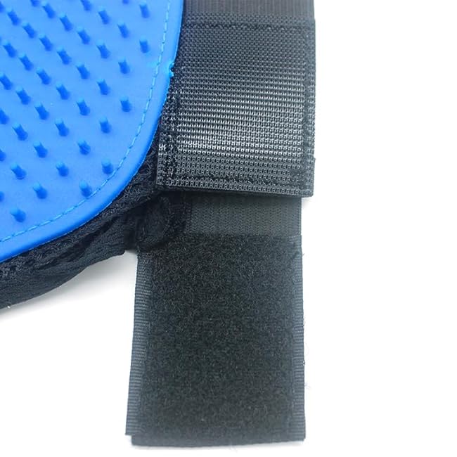 Enhanced Pet Grooming Hair Removal Massage Glove - Pair-vARO5GpG
