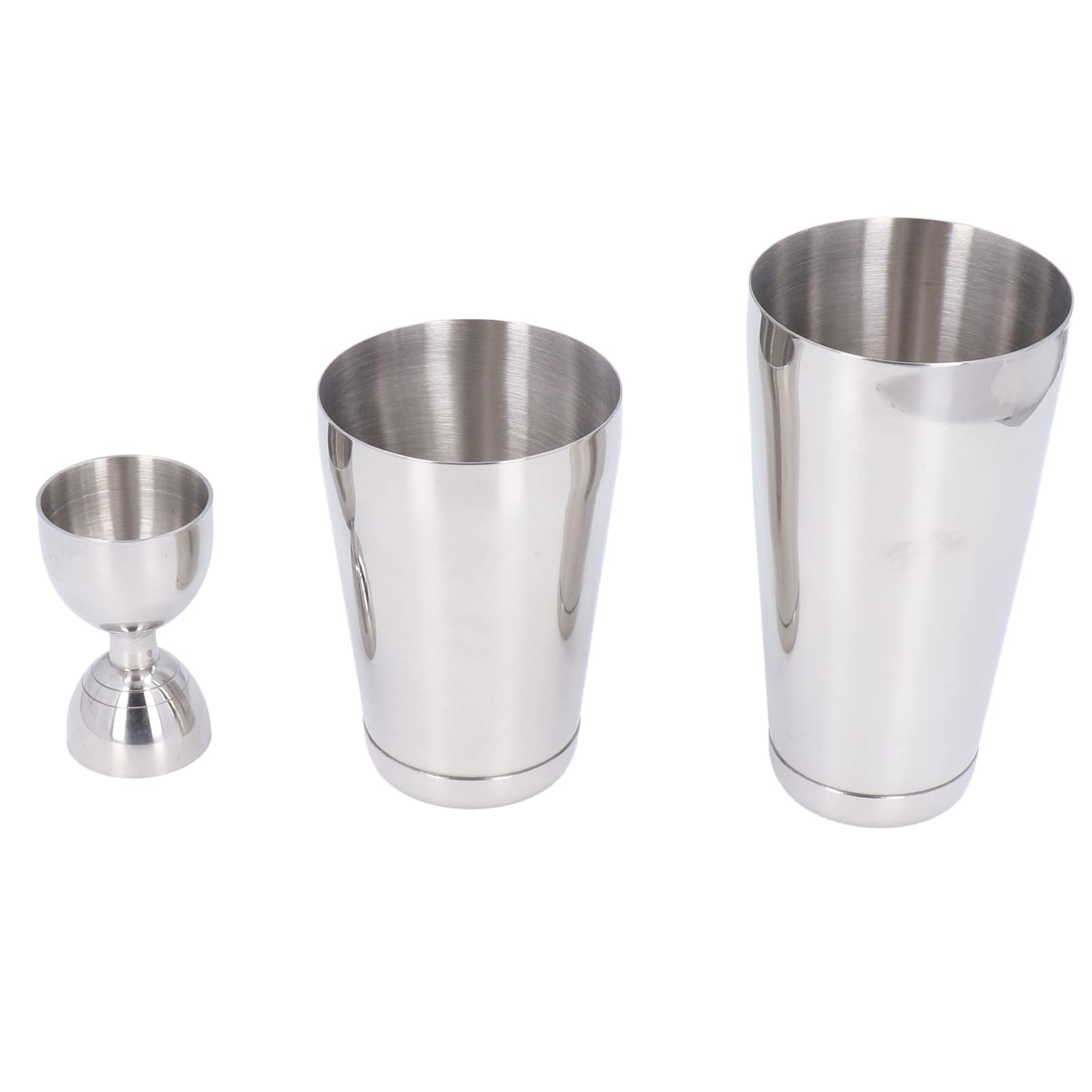 Fydun 11-teiliges Cocktail-Shaker-Set aus Stahl für den Barmixer zu Hause – Unverzichtbares Mixwerkzeug-Set für Cocktails und Getränke (SILVER)