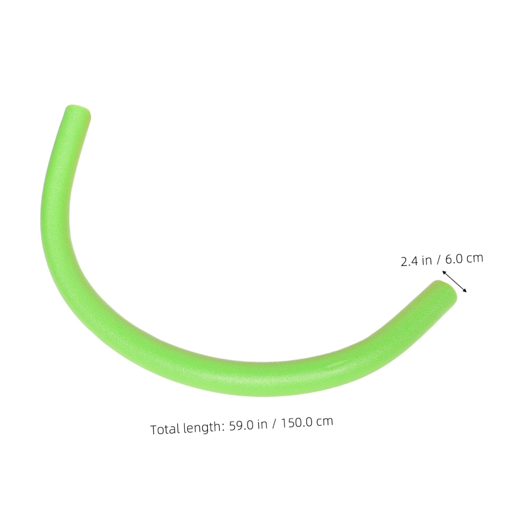 Cabilock 2pcs Air-foam Pool Noodles Bulk Bright Swim Noodles Heavy Duty Floating Unique Blindfold for Engaging