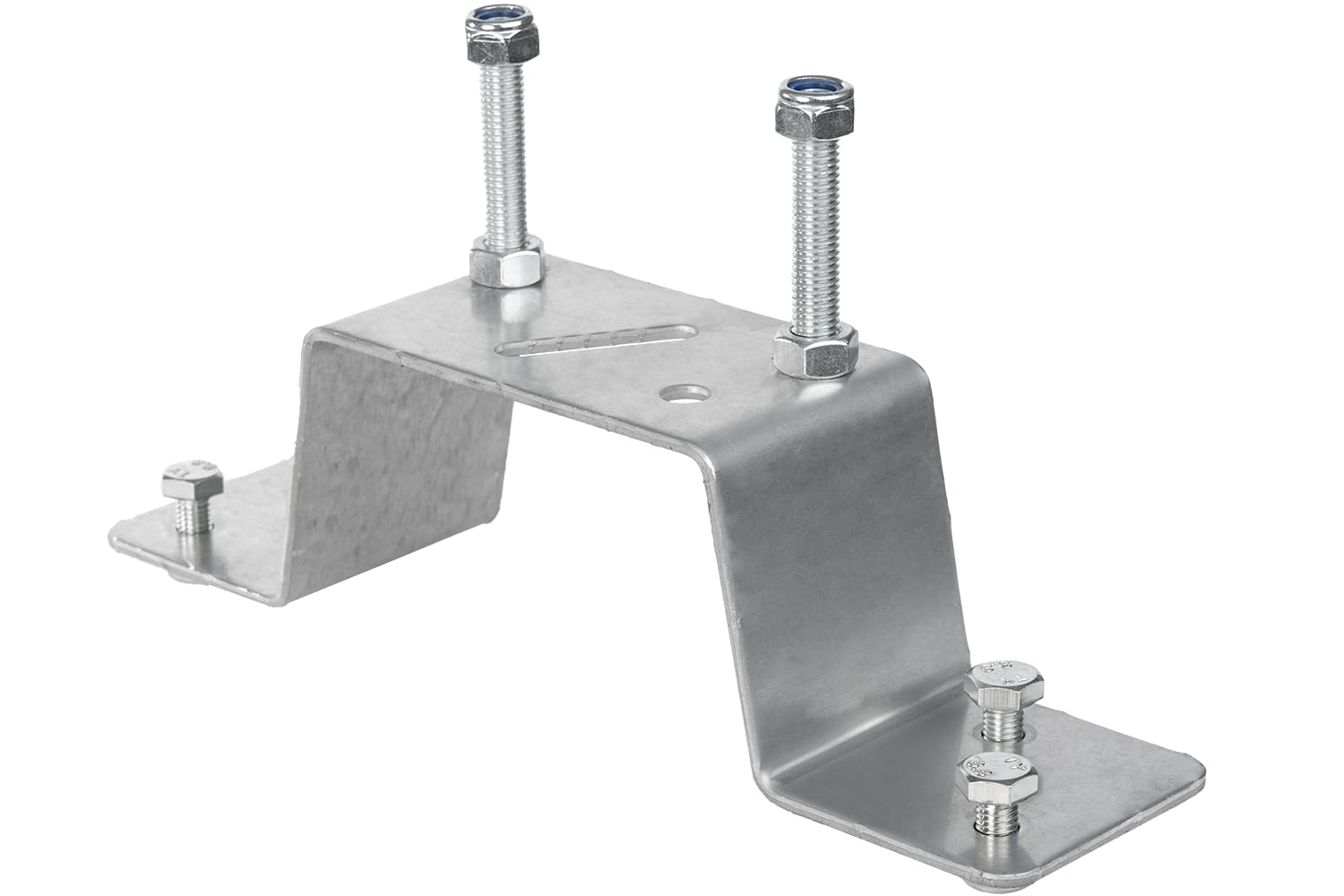 UNITRAILER Ersatzradhalterung für Pkw-Anhänger aus verzinktem Stahl, Universal Reserveradhalter für 4x100 und 5x112 Felgen, passend für Carplatform und Stark
