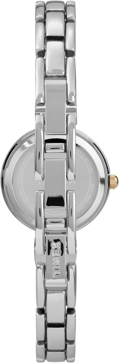 Буцах view of Timex watch showing the case back