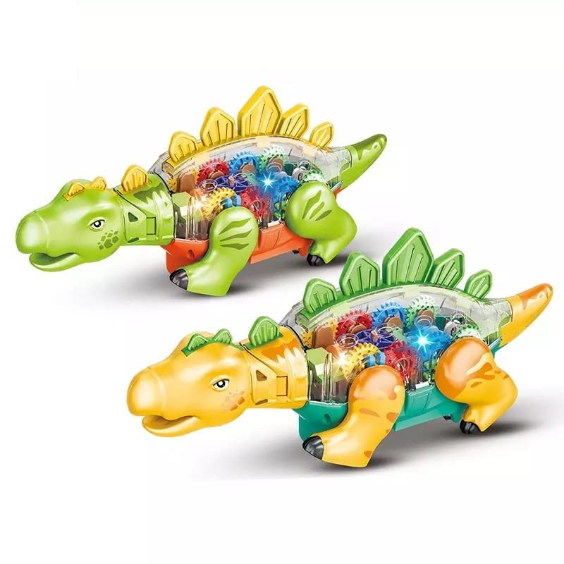Brand Conquer 3D Transparent Gear Dinosaur with Sound and Light Toy for Boys and Girls,Kids Toys,Kids Sound Toy,Toys for Kids (B0BLK955G8) Amazon Price History, Amazon Price Tracker