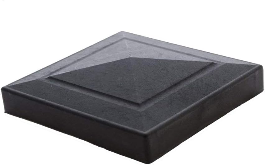 Plastic Fence Post Caps – 40 pcs., 2.5 x 2.5 inch, Nominal – Black, Built to Last! Superior to Flimsy Imports – Heavy Duty, Durable, Protects & Beautifies Your Fence, USA-Made, Quick U.S. Shipping
