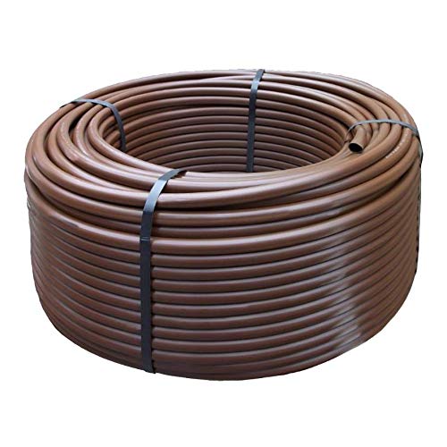 2040012M-Tubería Riego Goteo Ø 16mm Bobina de 400 Metros Lisa Color Marron