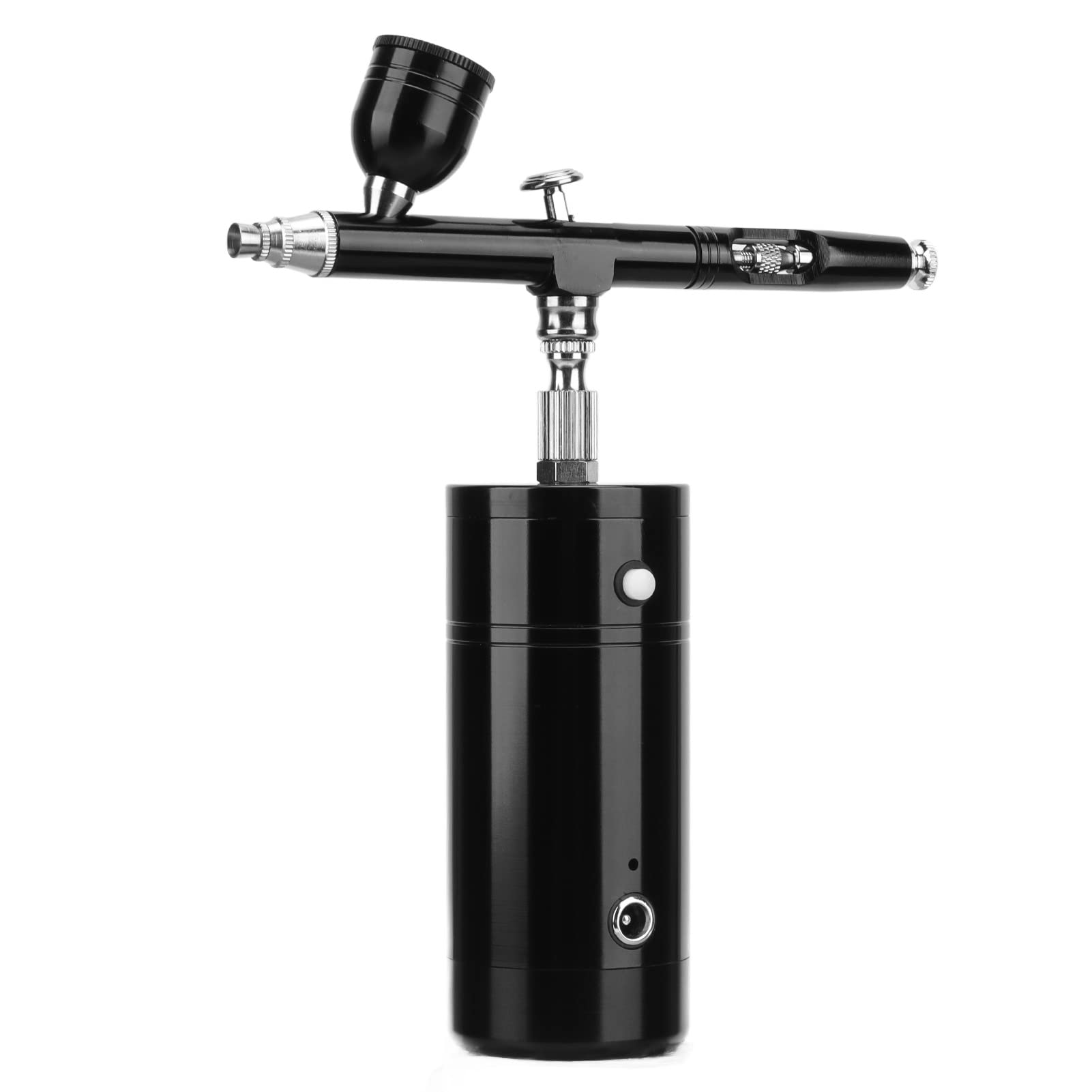 Aramox Kit Aerografo, Set Aerografo Ricaricabile Senza Fili in Lega di Alluminio 17,4 PSI con 3 Tazze e Batteria da 700 MAh per Manicure, Decorazione di Torte, Trucco, Principianti Fai da Te