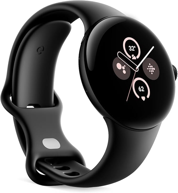 Google Pixel Watch 2 side view with band