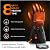 Heated Gloves for Men Women 7.4V Battery 22.2WH Rechargeable Heated Ski Gloves Touchscreen Waterproof Electric Heated Fishing Gloves for Winter Outdoor Work Skiing Hiking Camping Raynaud Riding(L)