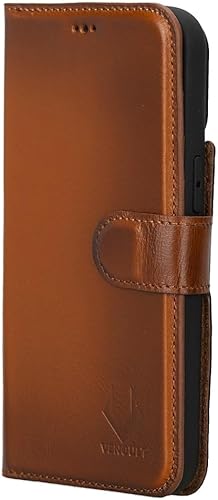 Miniatura 3 de VENOULT Wallet Case Compatible with iPhone 14 Pro MAX / 15 Pro max / 13 Pro / 13 Pro MAX / 13 Mini and All, Genuine Leather Magnetic Detachable