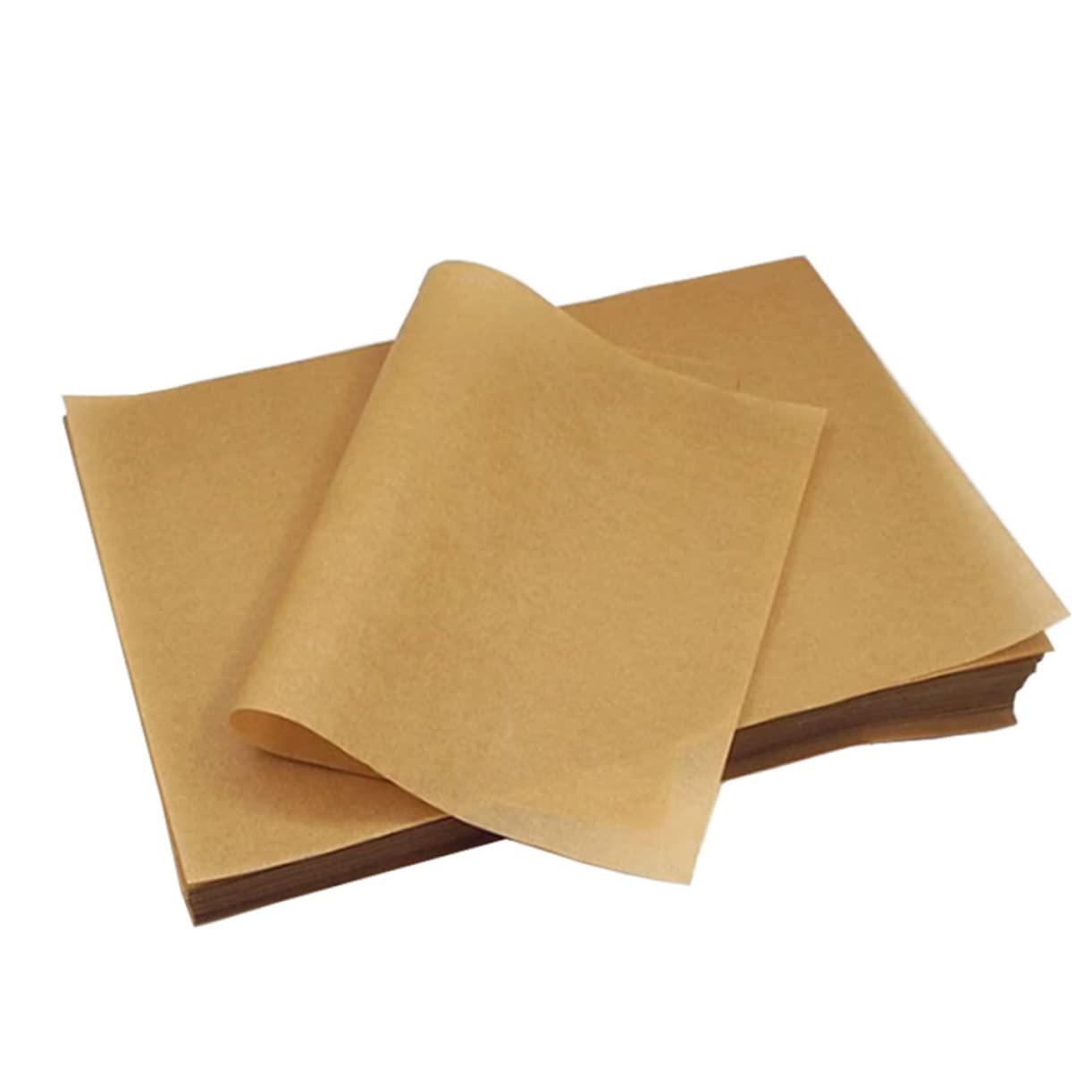 LABRIMP 100pièces Papier De Cuisson Antiadhésif Papier Kraft Parfait Pour Pâtisserie Gril Résistant Chaleur Et Pratique Pour Cuisine