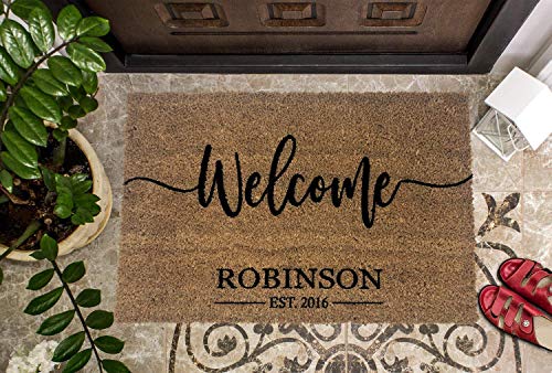 Wedding Gift | Housewarming Gift | Custom Doormat | Personalized Doormat | Closing