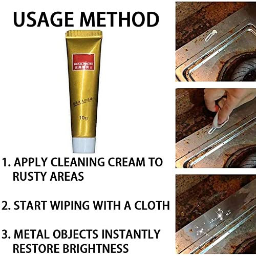 Crema para pulir metal 10 piezas miniatura 4