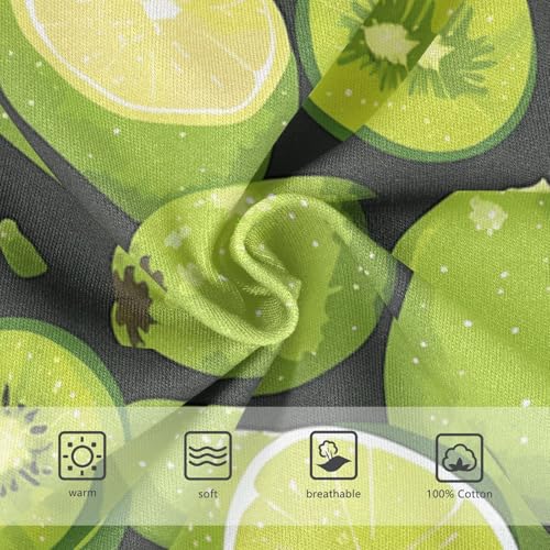 Green Kiwi Lime Little Boys Cotton Kids Underwear Cute Undies3