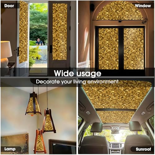 Vinilo Decorativo Gold 15.7x118 pulgadas miniatura 5