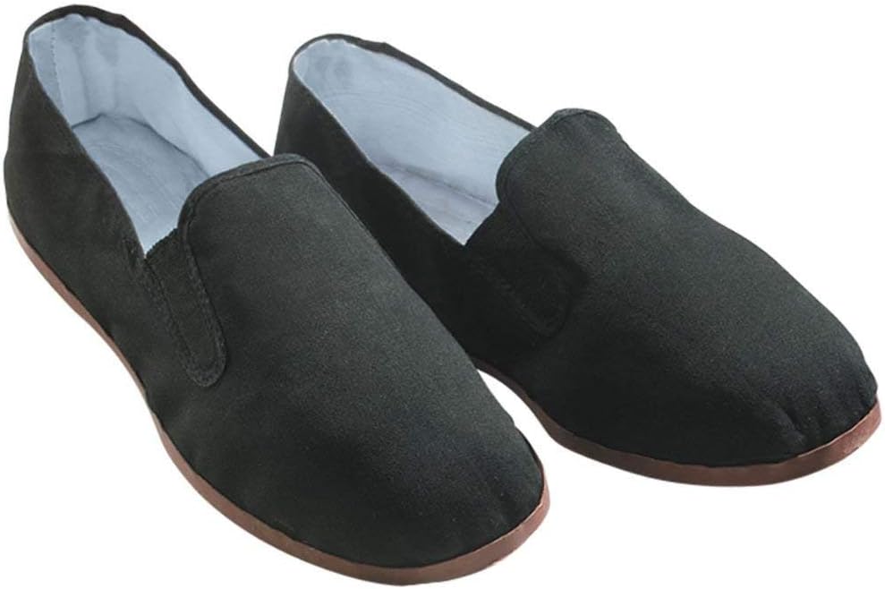 Ace Martial Arts Supply Kung Fu Tai Chi Shoes - Rubber Sole (Men's 15 (48)) Black