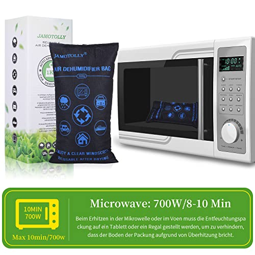 Deumidificatore per auto, riutilizzabile, 1 kg, granulato con cuscinetti antiscivolo, aiuta a prevenire l'appannamento dei vetri e previene gli odori sgradevoli, perfetto per auto, guardaroba - Image 6