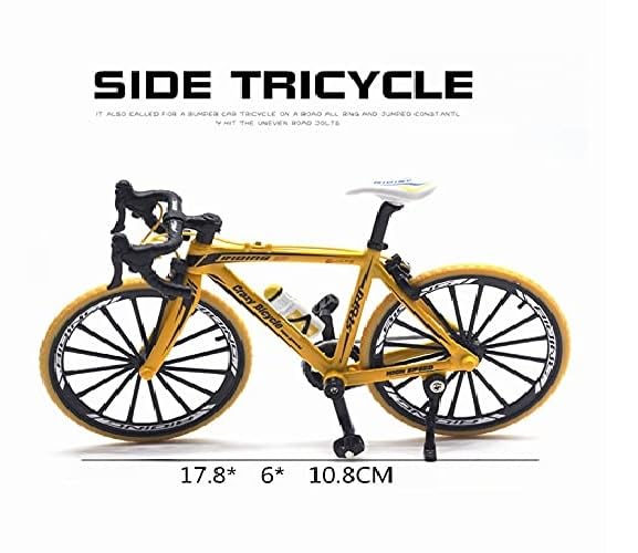 Image of zahab Miniature Alloy Bicycle Model Toy with Display Box | Die Cast Cycle Showpiece Collectible Decor Gift for Kids & Adults